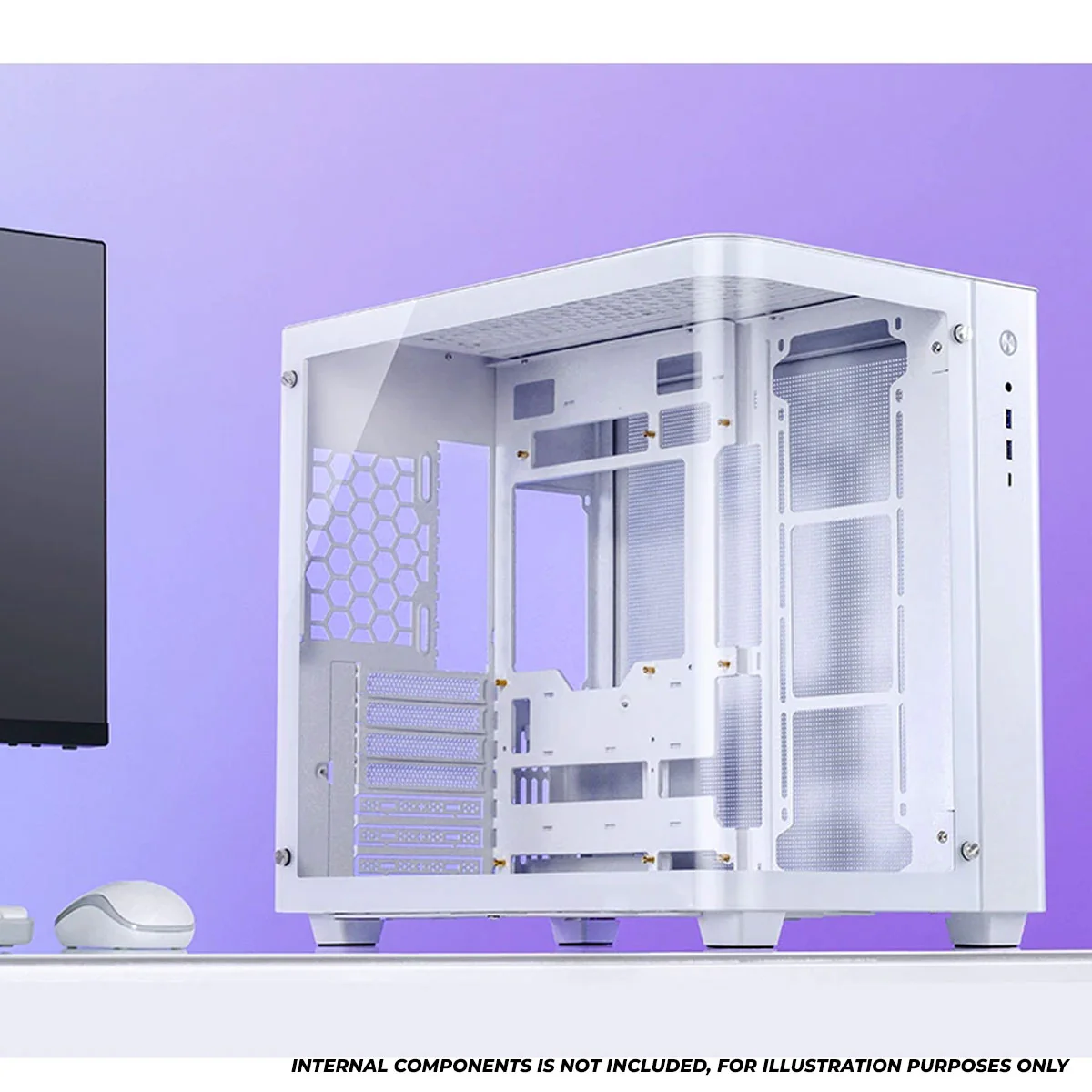 Jonsbo TK-3 ATX Separated Cabinet Computer Case (Black, White) - Image 28
