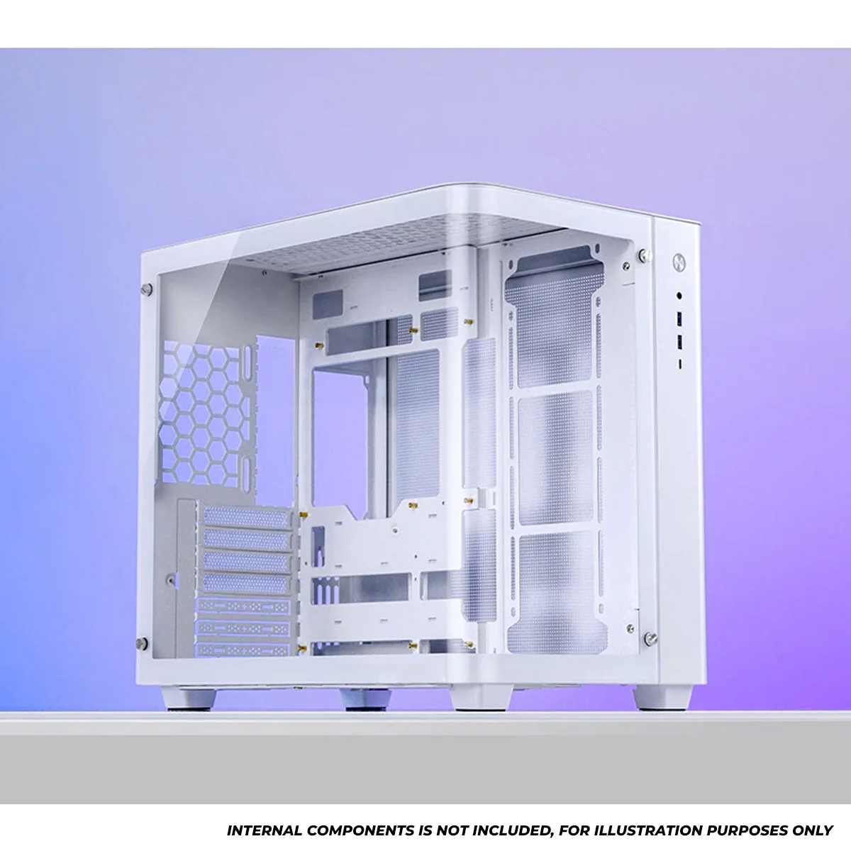 Jonsbo TK-3 ATX Separated Cabinet Computer Case (Black, White) - Image 29