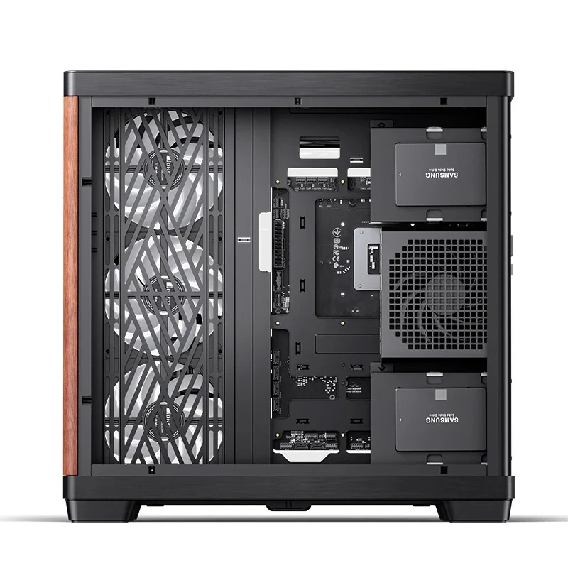 Jonsbo TK-4 Wood ATX Separated Cabinet Computer Case (Black) - Image 17