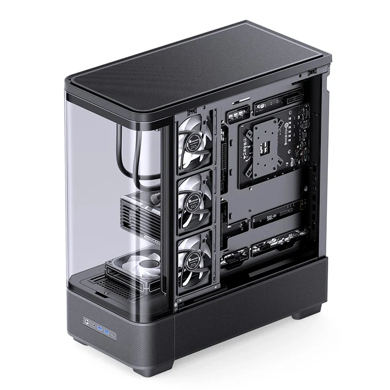 Jonsbo TK-5 ATX Computer Case (Black, White) - Image 11