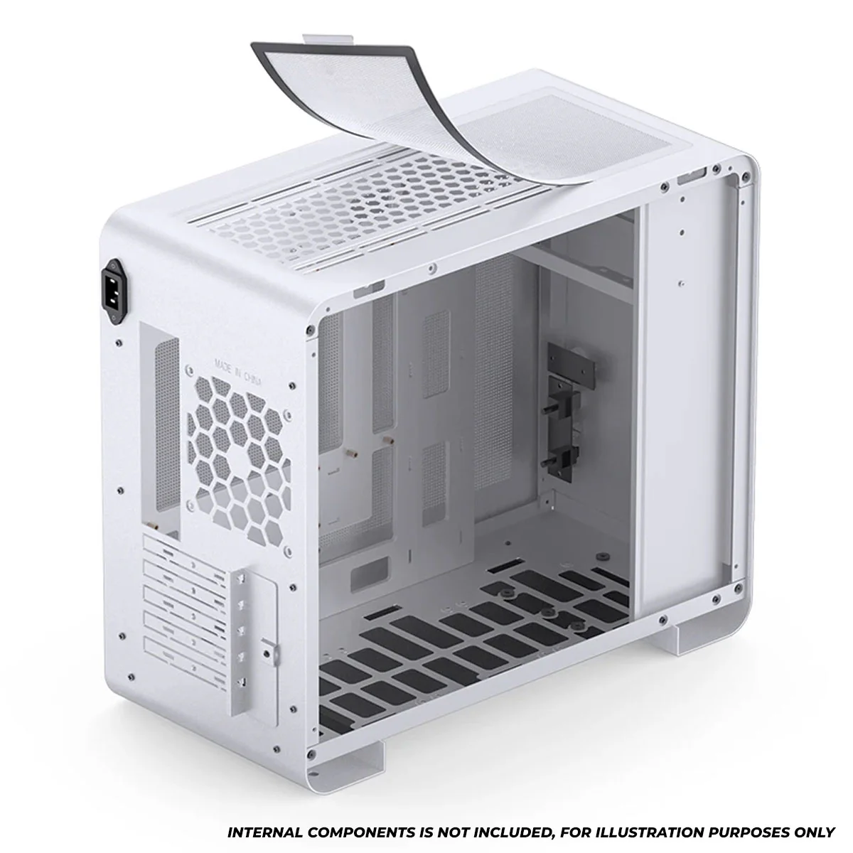 Jonsbo U4 Mini M-ATX Computer Case (Black, White) - Image 31