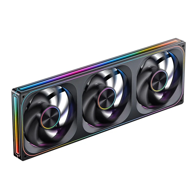 Jonsbo ZA-420BR 420mm ARGB Infinity Mirror Series Fan (Black) - Image 2