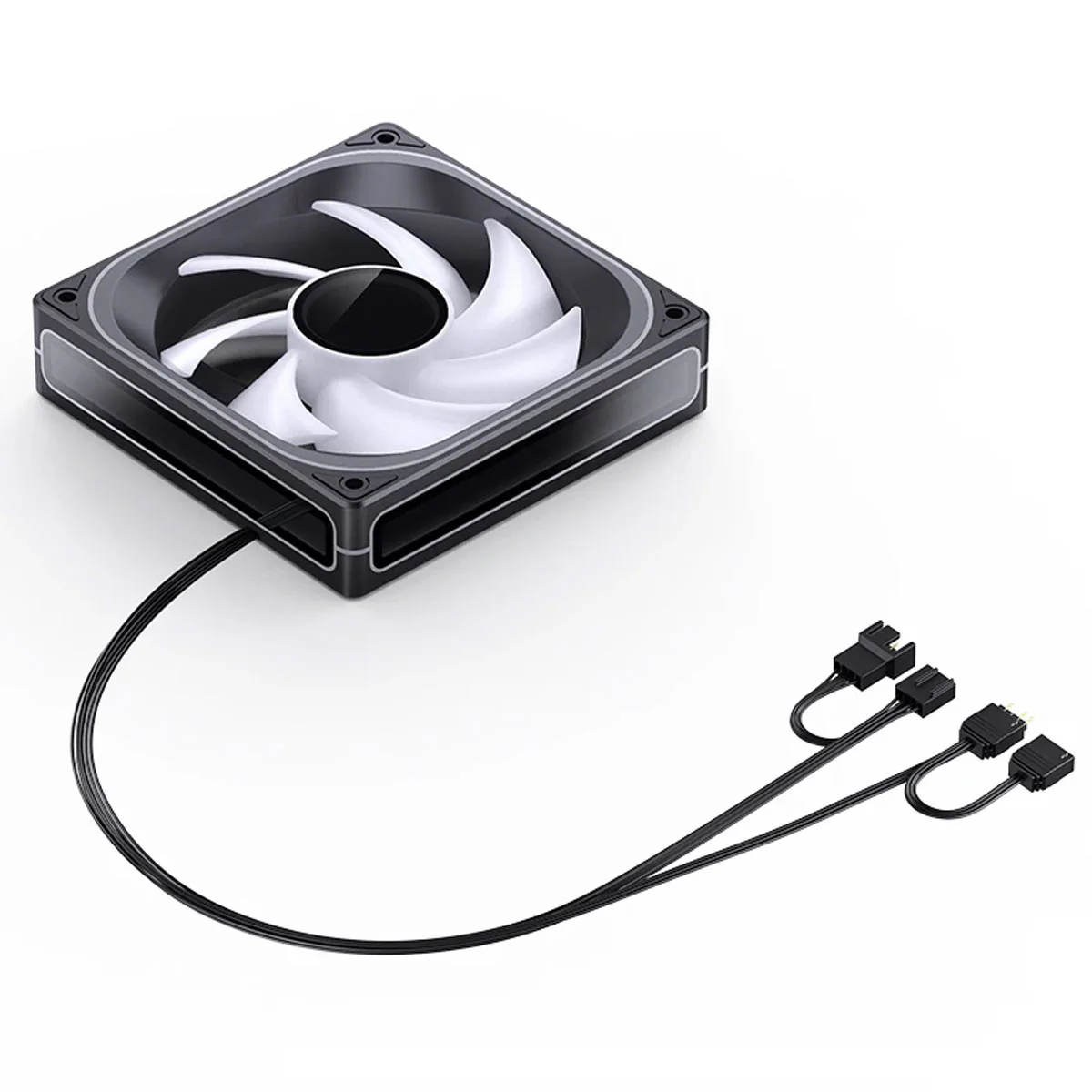 Jonsbo ZB-120BR 120mm ARGB Infinity Mirror Series Reverse Fan (Black) - Image 11