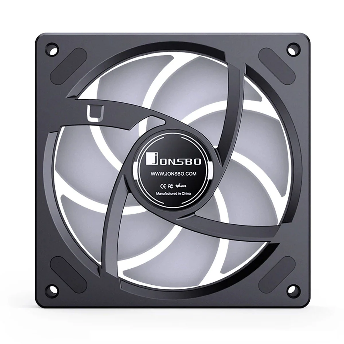 Jonsbo ZB-120BR 120mm ARGB Infinity Mirror Series Reverse Fan (Black) - Image 8