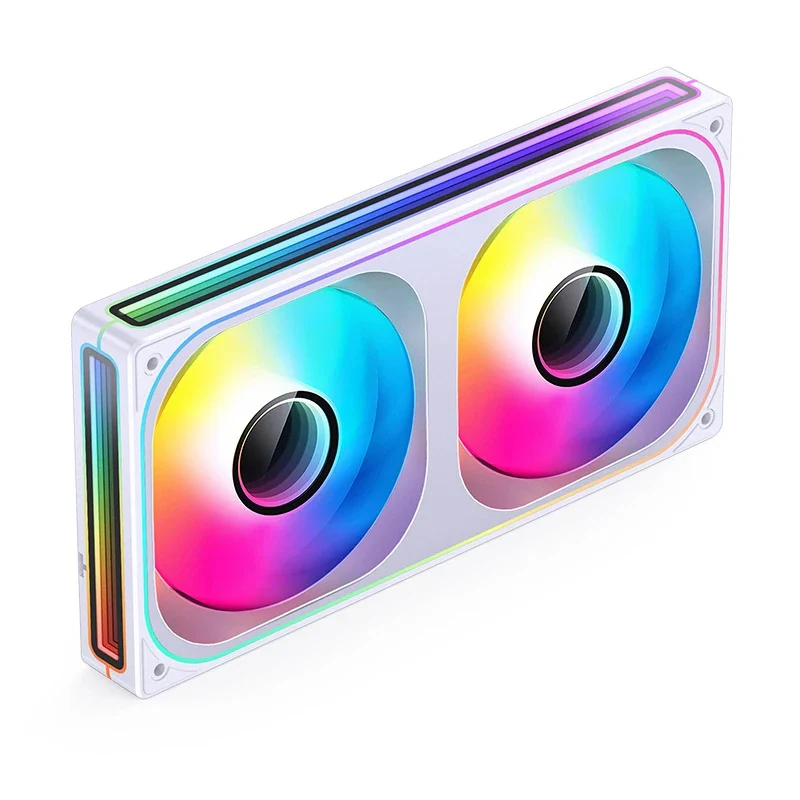 Jonsbo ZB-240W 240mm ARGB Infinity Mirror Series Fan (White) - Image 3