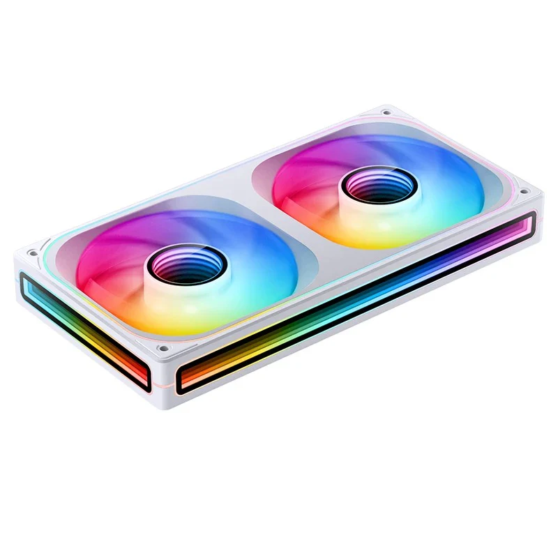Jonsbo ZB-240W 240mm ARGB Infinity Mirror Series Fan (White) - Image 4