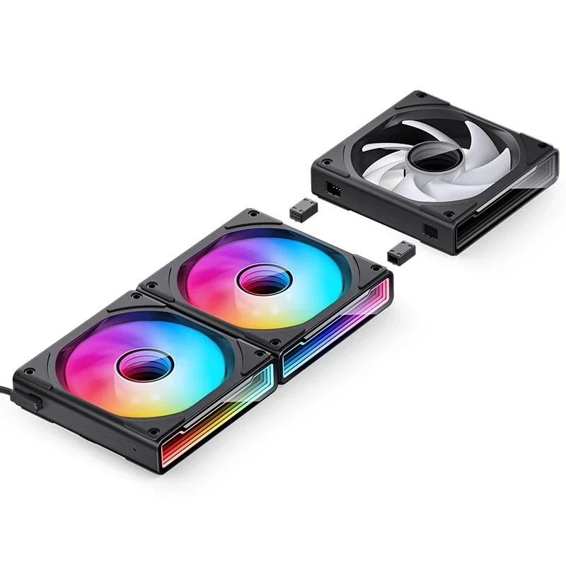 Jonsbo ZK-120BR ARGB 3-in-1 Reverse Magic Fan (Black) - Image 6