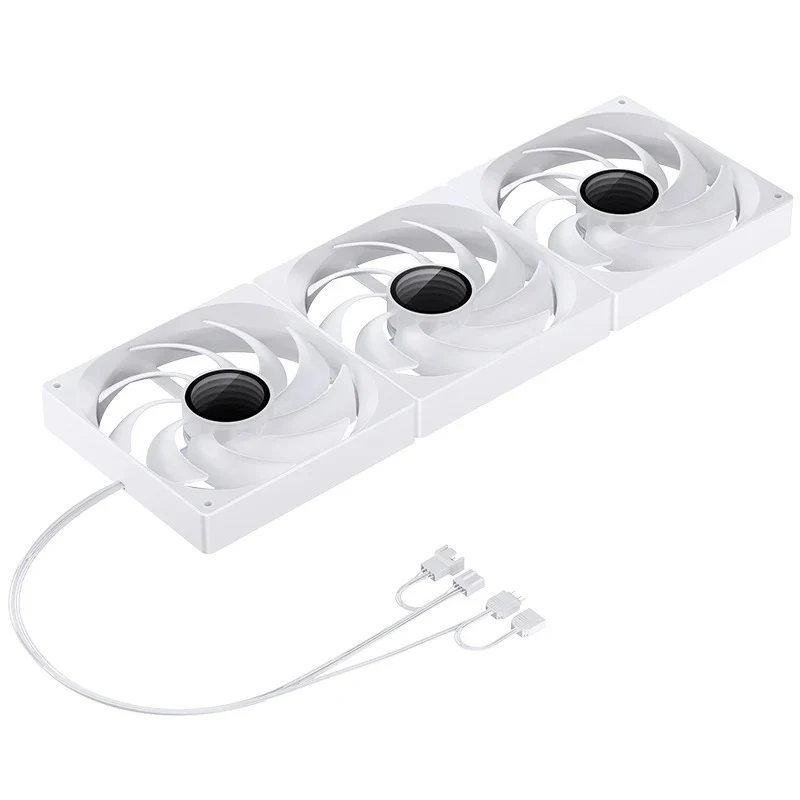 Jonsbo ZW-140W ARGB 3 in 1 Integrated Conjoined Fan (White) - Image 6