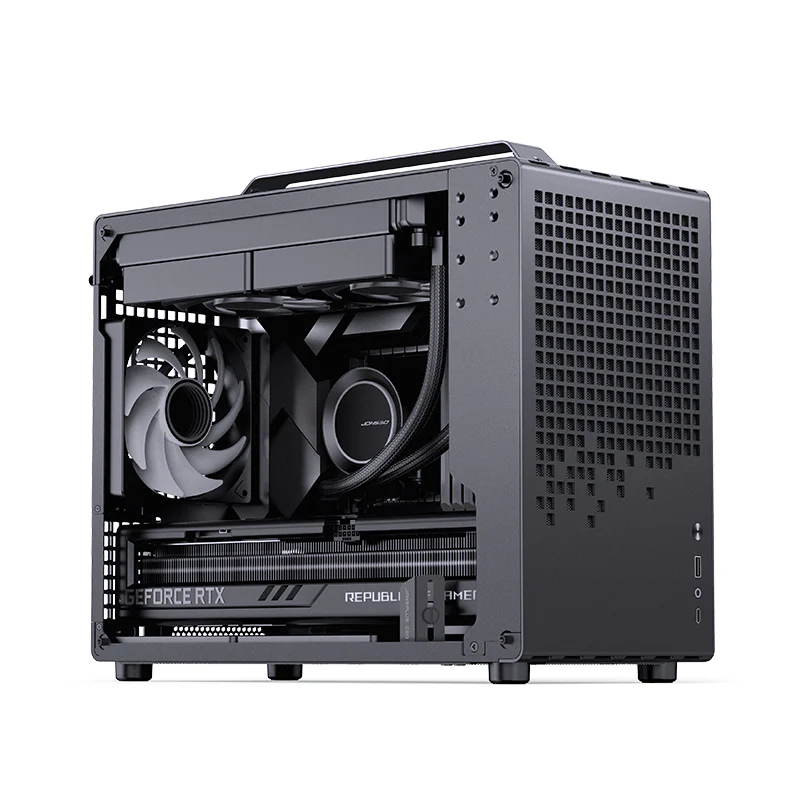 Jonsbo Z20 M-ATX Computer Case (Black, Orange/Black, Pink/White, White) - Image 11