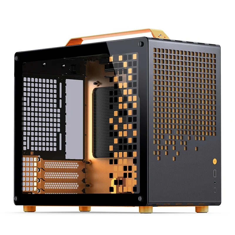 Jonsbo Z20 M-ATX Computer Case (Black, Orange/Black, Pink/White, White) - Image 12