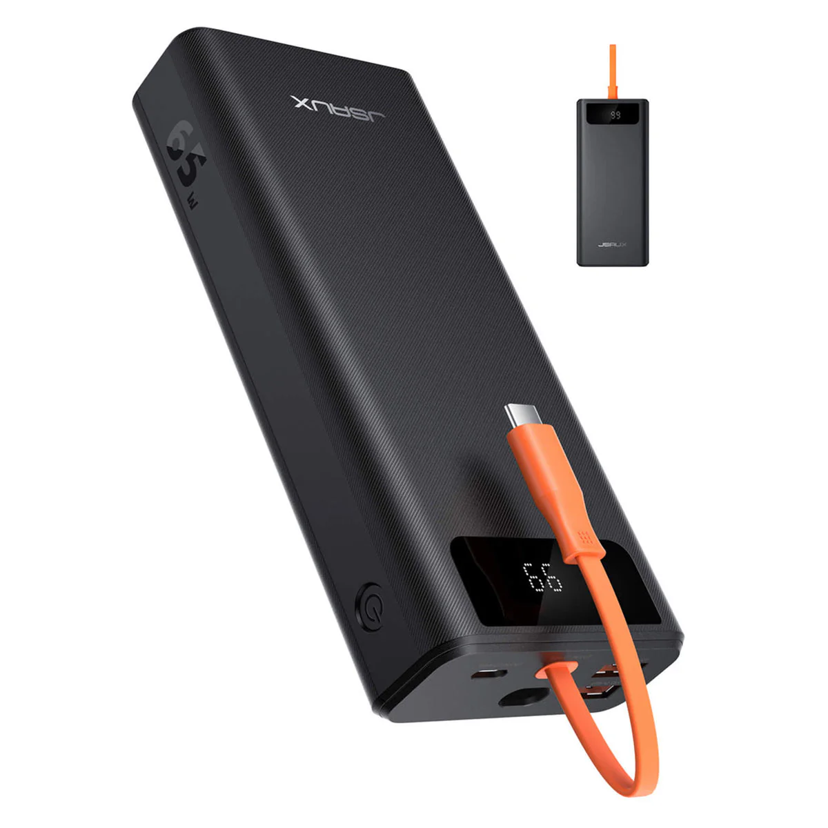 JSAUX 65W Fast Charging 20000mAh Portable Power Bank (Black) (PB6501) - Image 2