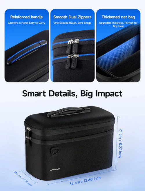 JSAUX All-in-One Travel Storage Carrying Case for Nintendo Switch 2 (Black) (BG0121) - Image 6