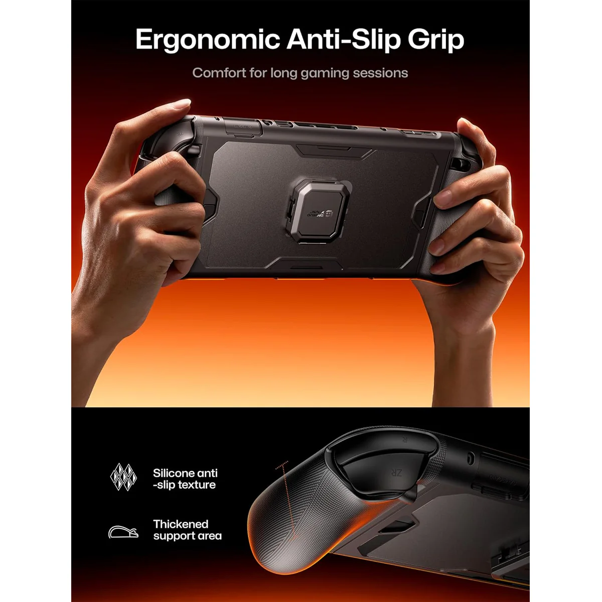 JSAUX ModCase Kickstand Kit for Nintendo Switch 2 (Black) (PC0121) - Image 9
