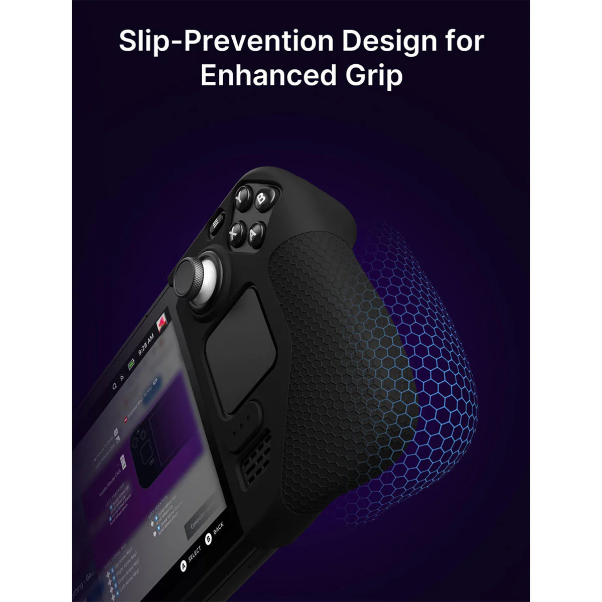 JSAUX Silicone Grip for Steam Deck/ Steam Deck OLED (Black, Grey) (GP0016) - Image 5
