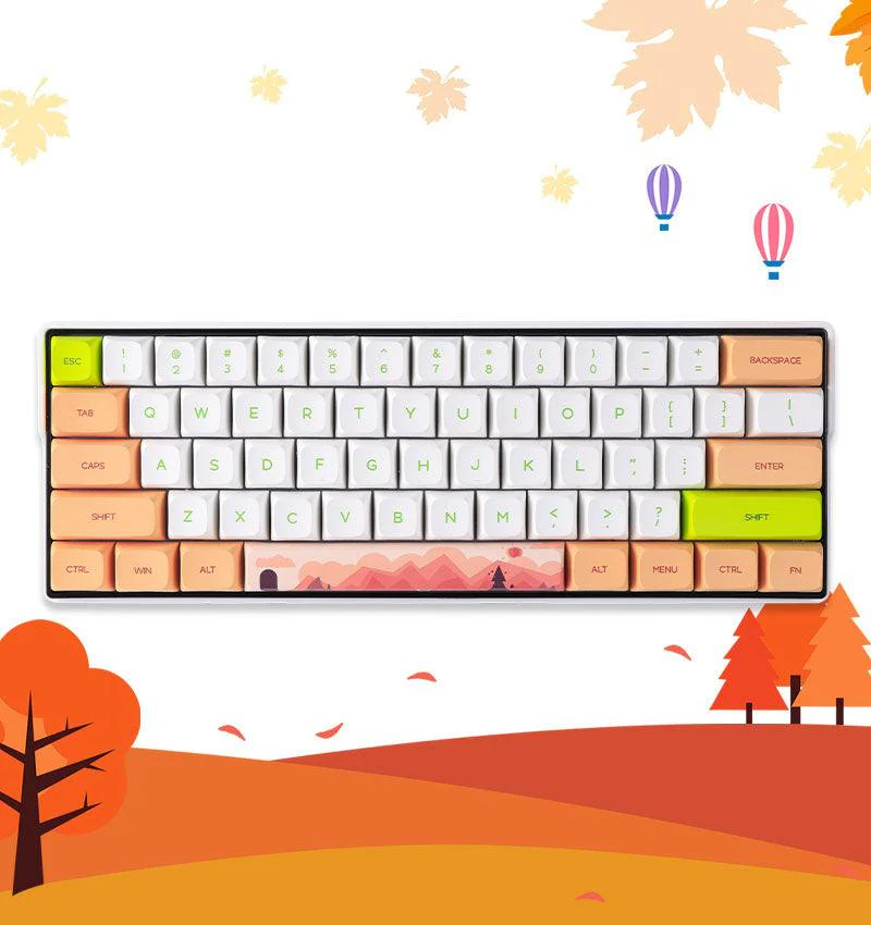 KEMOVE AUTUMN MAPLE PBT KEYCAPS SET - Image 3