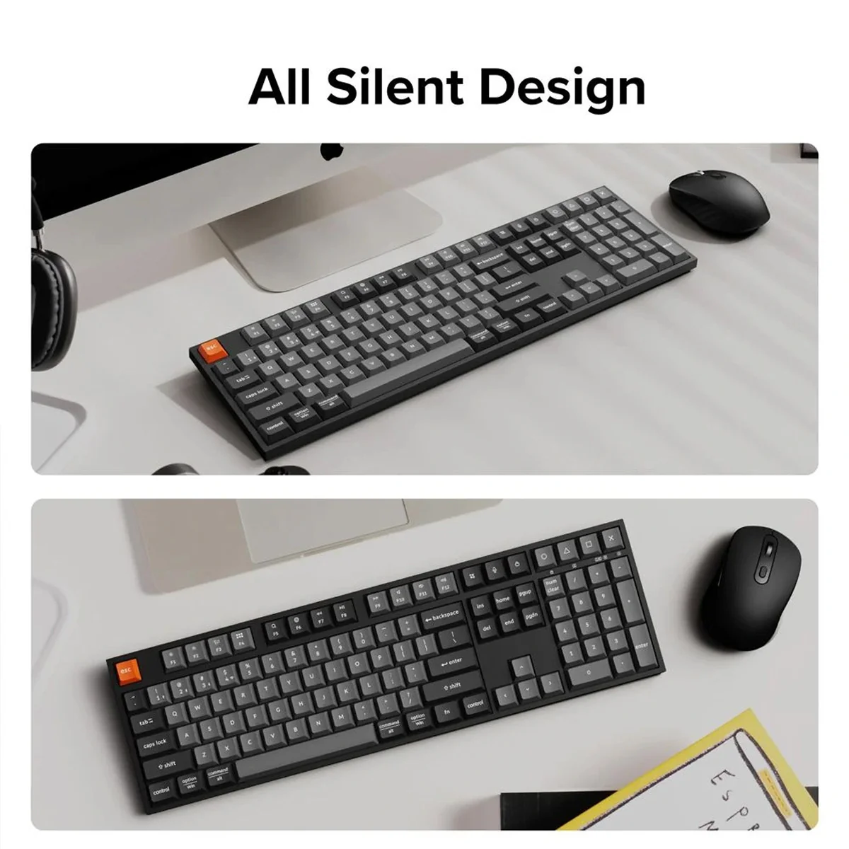 Keychron B36 Full-Size Keyboard and BM25 Mouse Wireless Combo (KCBD13) - Image 4