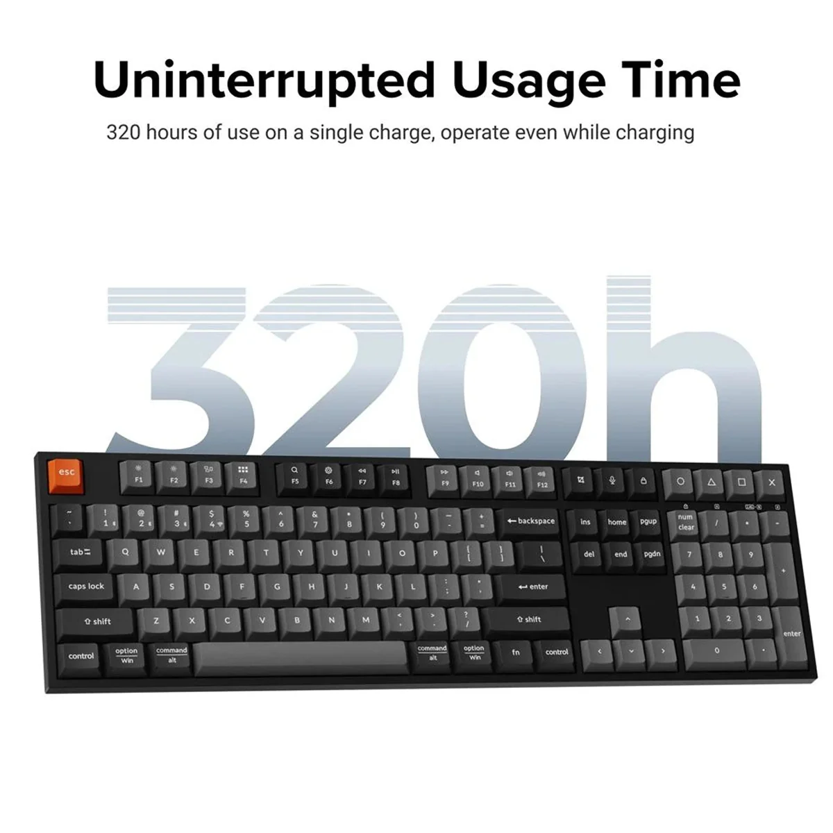 Keychron B36 Full-Size Keyboard and BM25 Mouse Wireless Combo (KCBD13) - Image 6