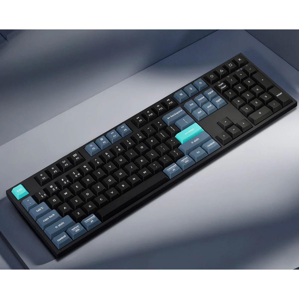 Keychron B36 Full-Size Wireless Keyboard (Deep Black) (B36-K9) - Image 3
