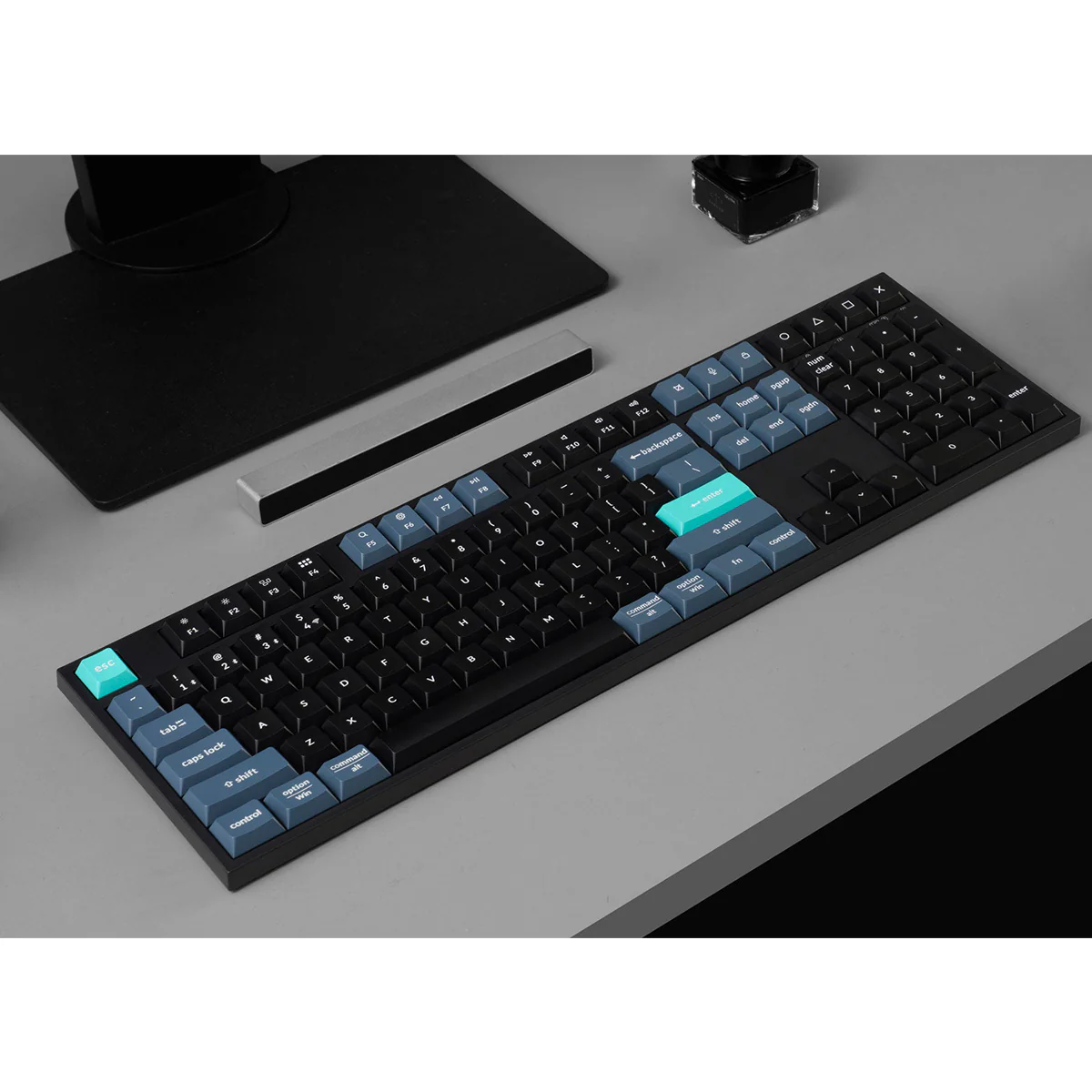 Keychron B36 Full-Size Wireless Keyboard (Deep Black) (B36-K9) - Image 4