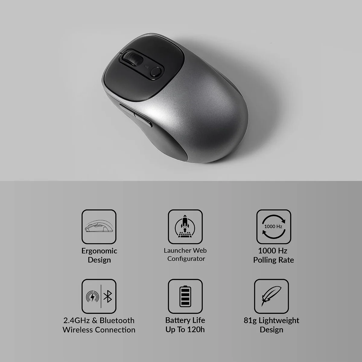 Keychron B6 Pro Full-Size Keyboard and BM24 Mouse Wireless Combo (KCBD4) - Image 8