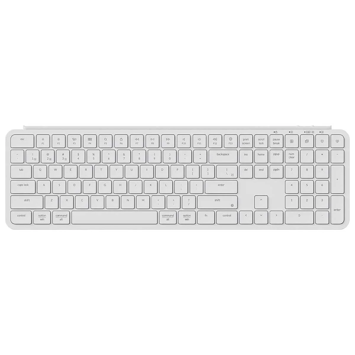 Keychron B6 Pro Ultra-Slim Wireless Keyboard (Ivory White) (B6P-K8) - Image 2