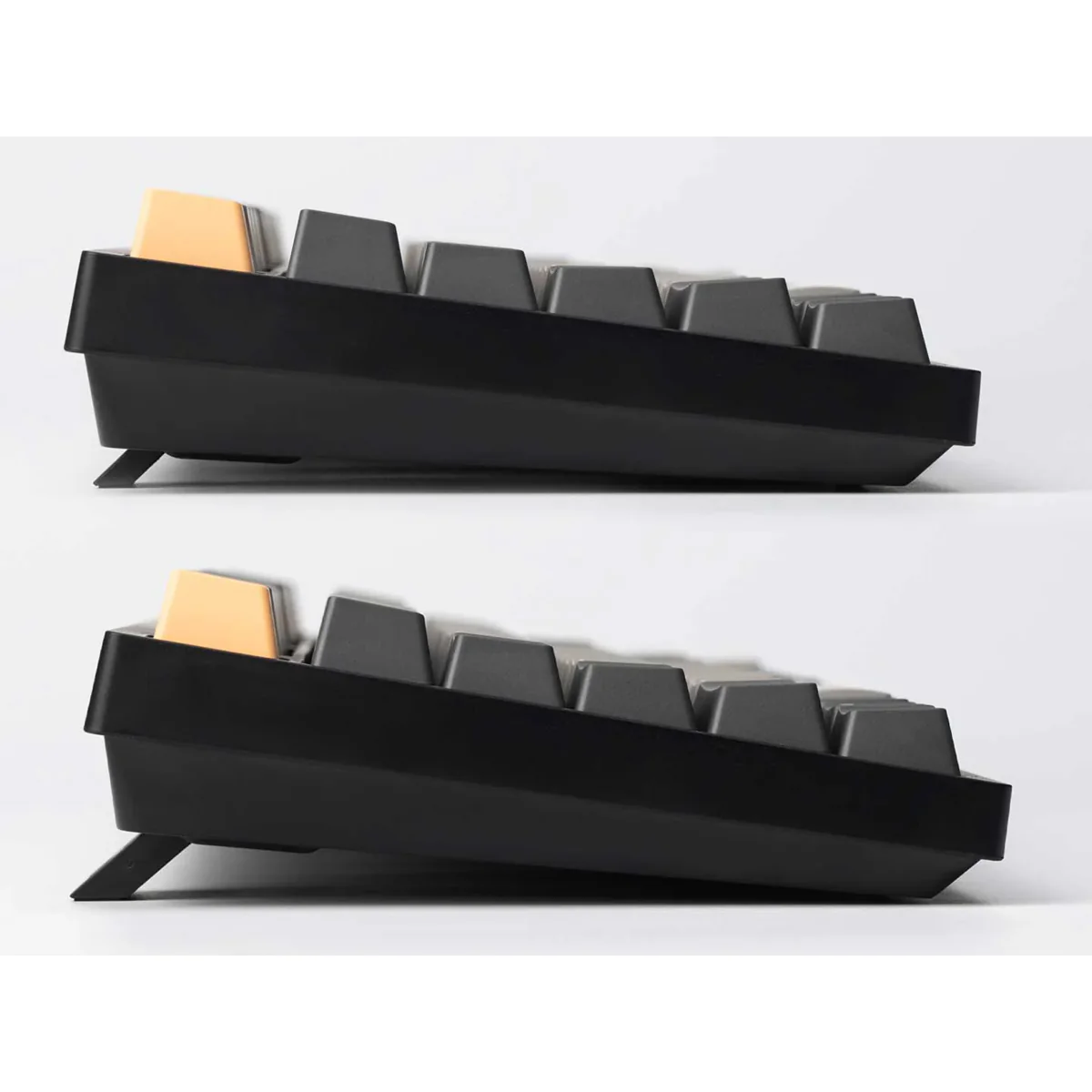 Keychron C1 Pro QMK/VIA RGB Backlight Hot-Swappable TKL Wired Mechanical Keyboard - Black (K Pro Red Switch) (C1P-M1) - Image 2