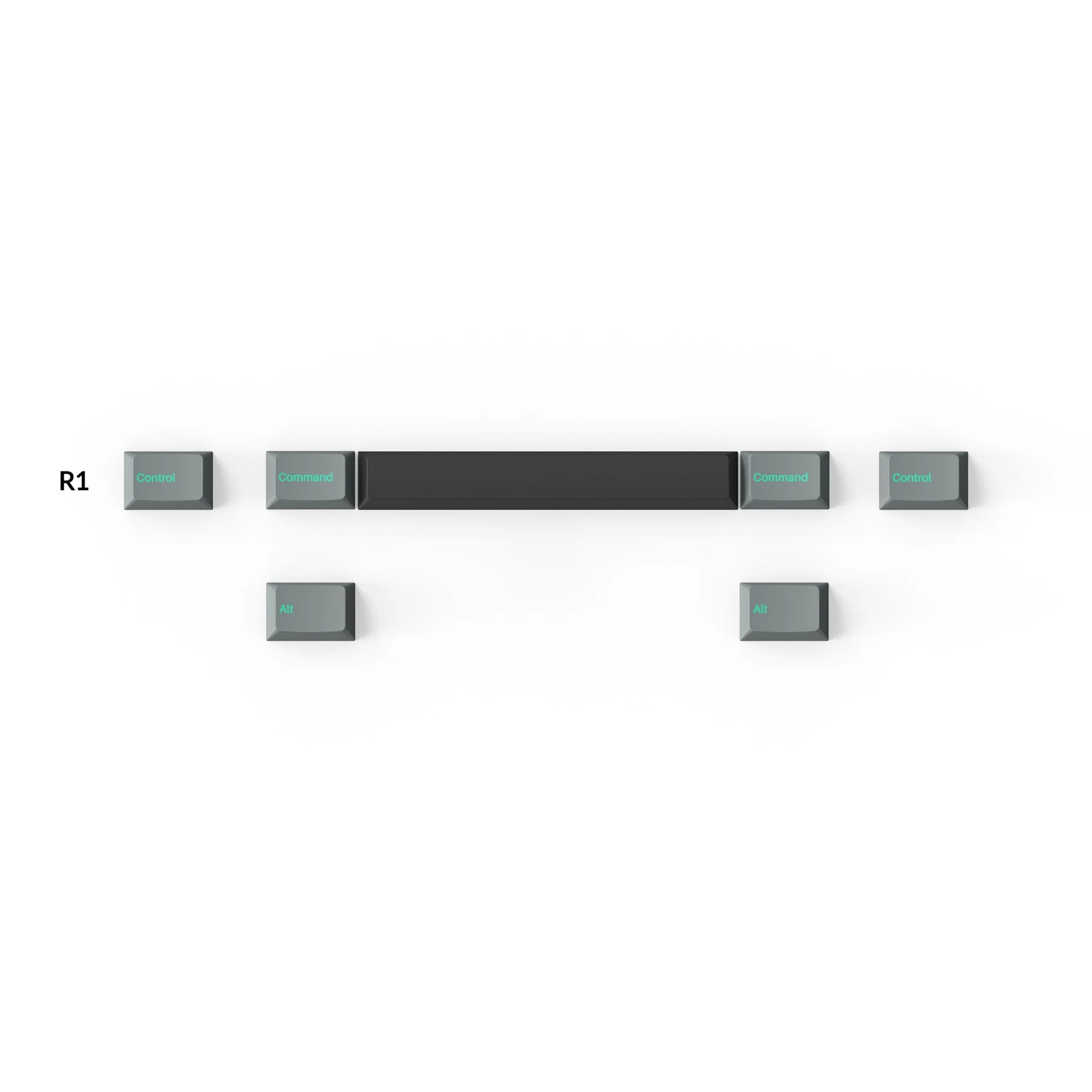 Keychron Cherry Profile Double Shot PBT Full Set Keycaps - Hacker Mint (PBT-16) - Image 4