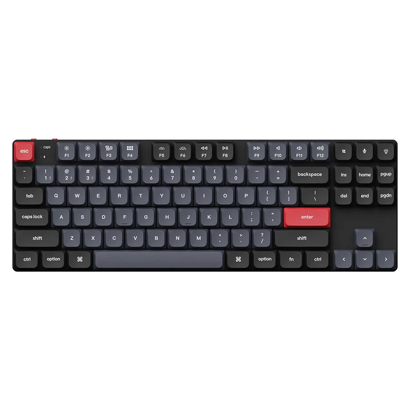 Keychron K1 Pro QMK/Via RGB Backlight Low Profile Gateron Hot-Swappable Wireless Mechanical Keyboard - Black (Brown Switch) (K1P-H3) - Image 2