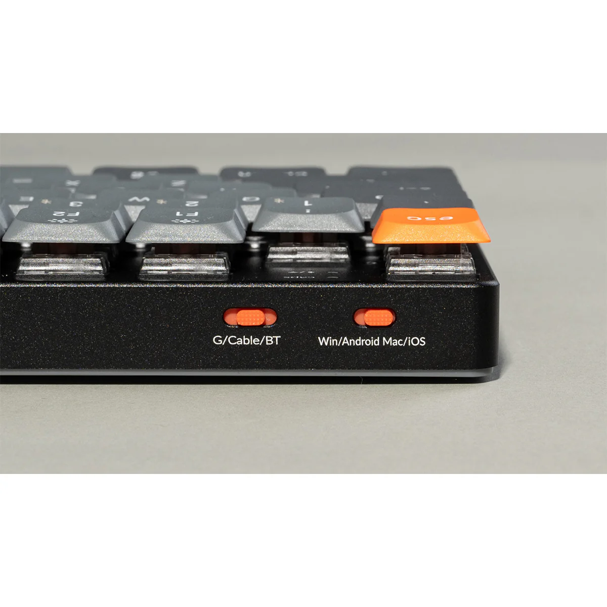 Keychron K13 Max QMK/VIA White Backlight Wireless Custom Mechanical Keyboard (Low Profile Gateron Mechanical Red Switch) (K13M-A1) - Image 6