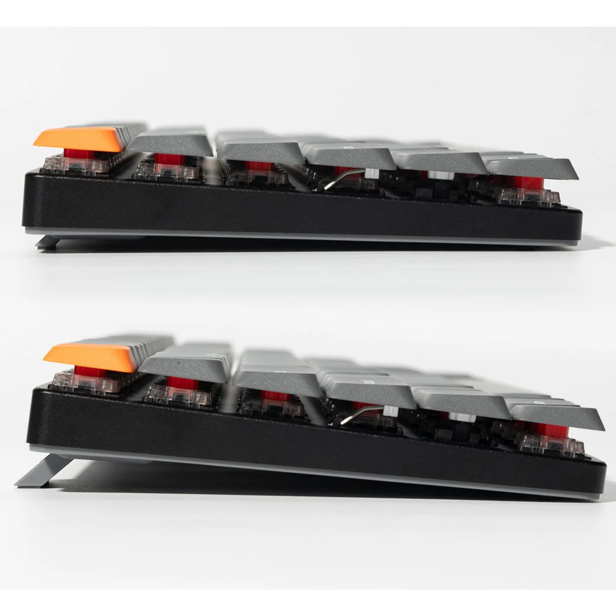 Keychron K13 Max QMK/VIA White Backlight Wireless Custom Mechanical Keyboard (Low Profile Gateron Mechanical Red Switch) (K13M-A1) - Image 7
