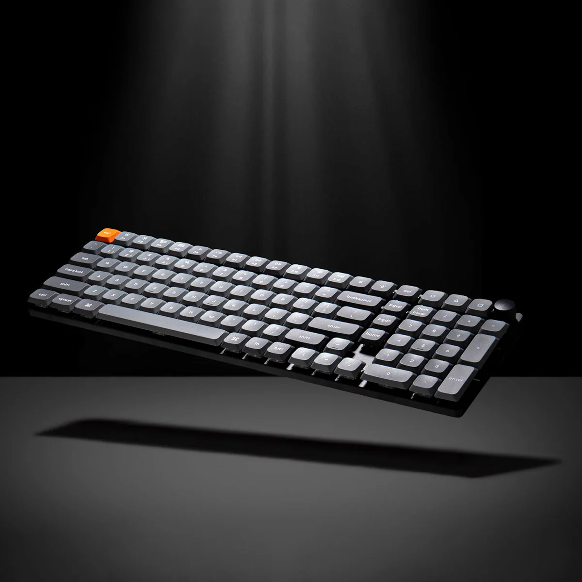 Keychron K17 Max QMK RGB Backlight Hot-Swappable Wireless Custom Mechanical Keyboard (Low Profile Gateron Mechanical Brown Switch, Red Switch) (K17M-H3, K17M-H1) - Image 4