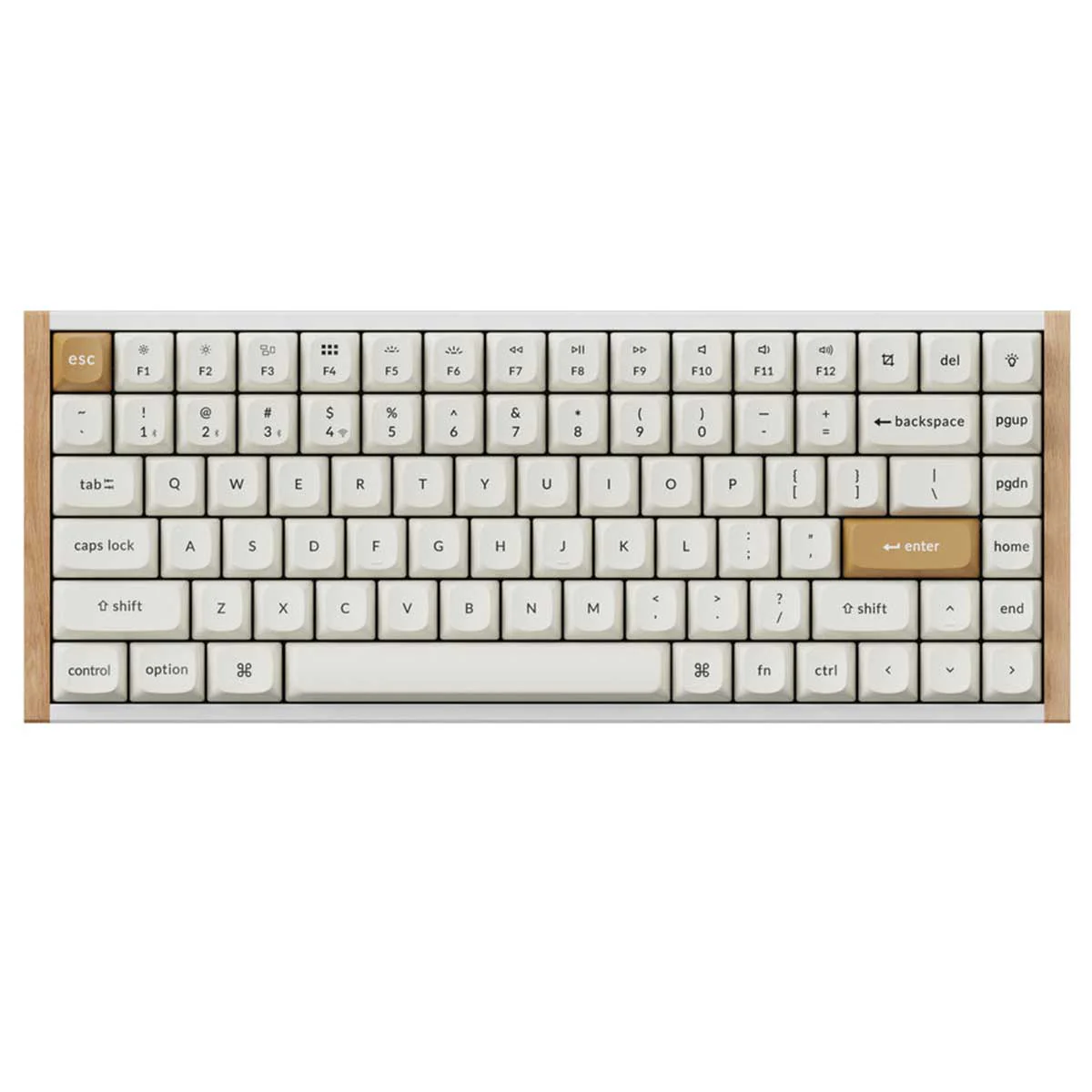 Keychron K2 HE Special Ed. Hot-Swappable RGB Backlight 75% Wireless Magnetic Switch Custom Keyboard - White (Gateron Double-Rail Magnetic Nebula Switch) (K2H-Q1) - Image 2