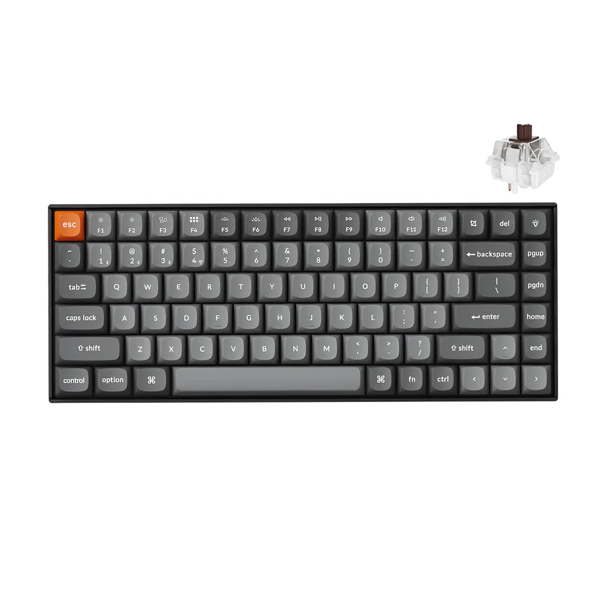 Keychron K2 Max QMK Fully Assembled Backlight Wireless Mechanical Keyboard (Super Red, Super Brown) (K2M-A1, K2M-A3) - Image 2