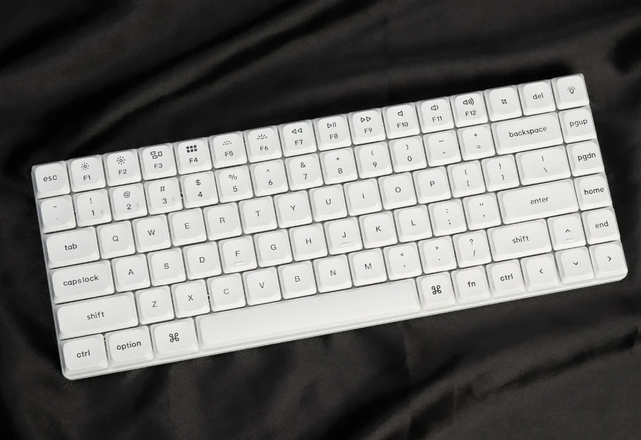 Keychron K3 Pro QMK/Via Hot-Swappable RGB Backlit Custom Wireless Mechanical Keyboard (White) - Image 3