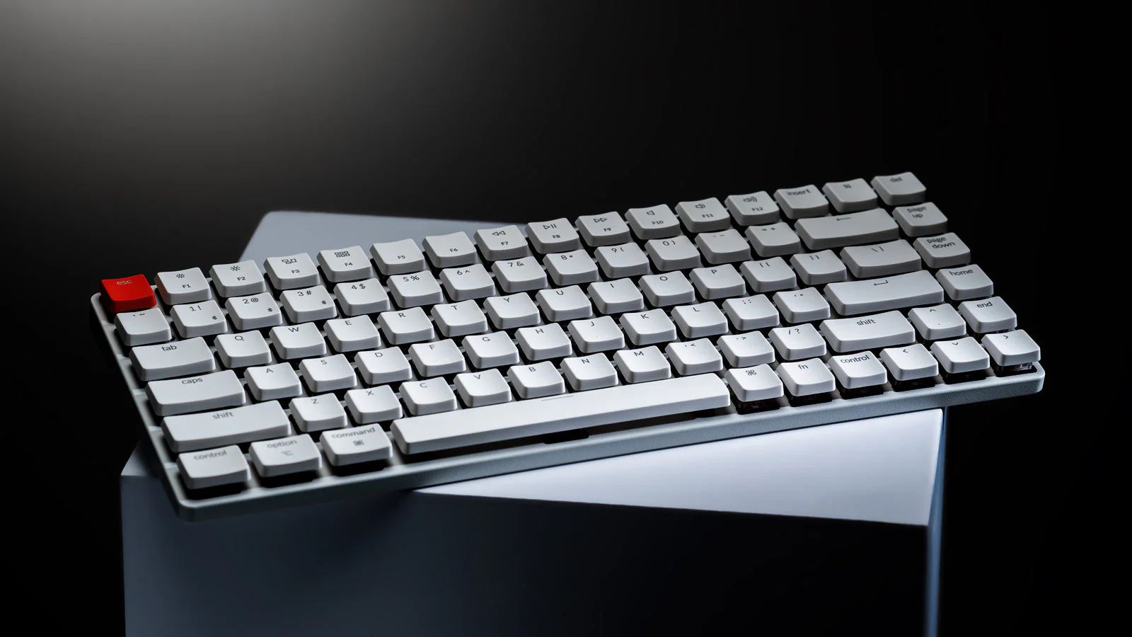 Keychron K3 V2 Non-Backlit Non-Backlight Ultra-Slim Wireless Mechanical Keyboard - White (Low Profile Gateron Mechanical Brown Switch) (K3-K3) - Image 3