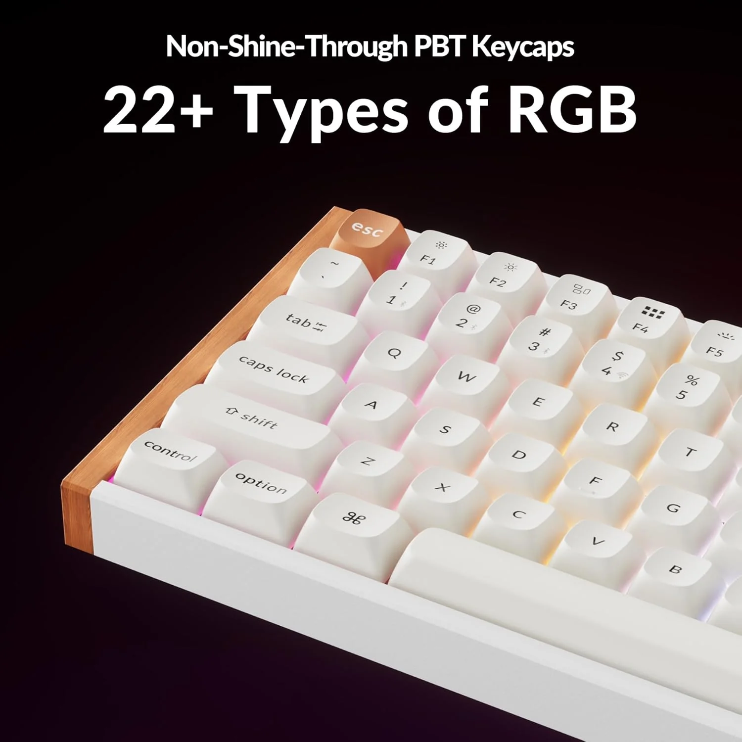 Keychron K4 HE Special Ed. Hot-Swappable RGB Backlight 96% Wireless Magnetic Switch Custom Keyboard - White (Gateron Double-Rail Magnetic Nebula Switch) (K4H-Q1) - Image 2