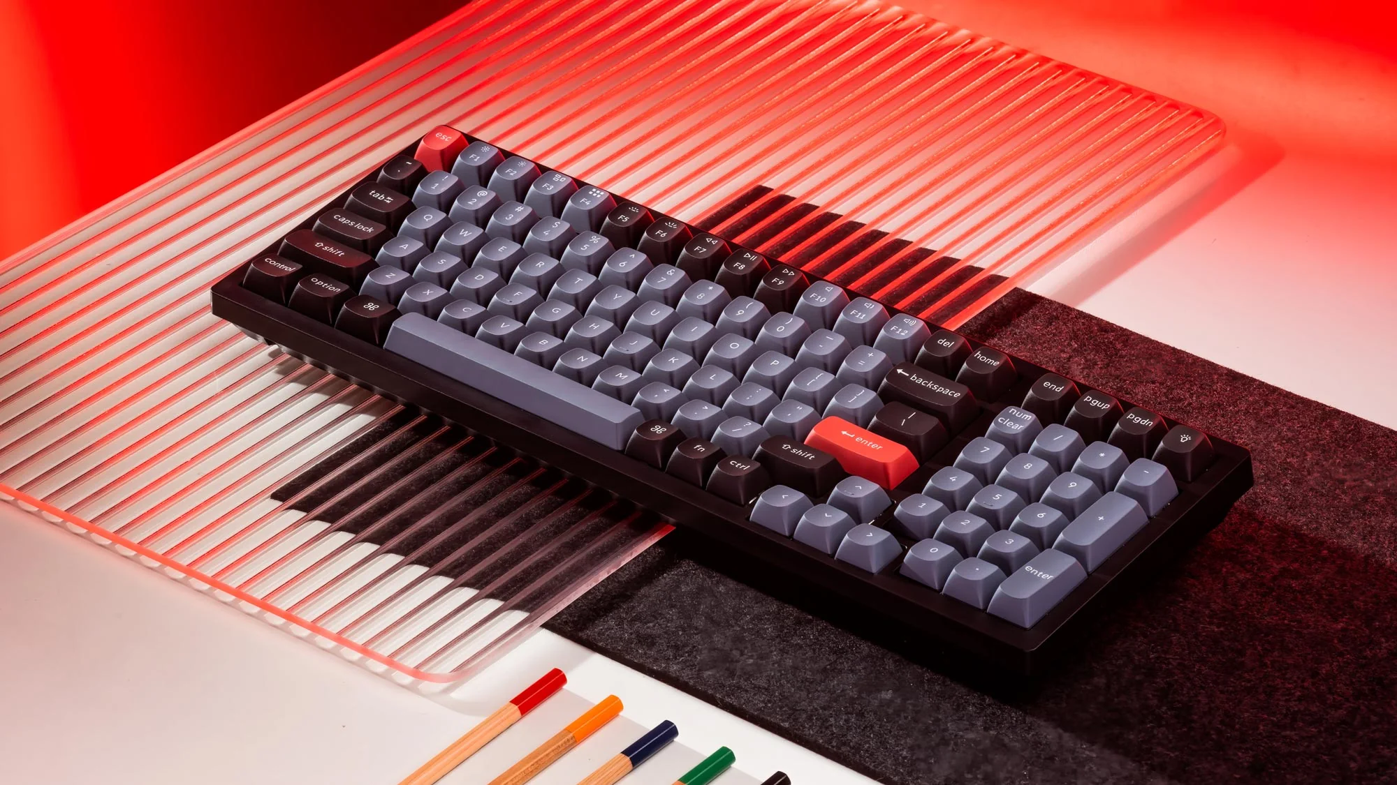 Keychron K4 Pro QMK/Via Hot-Swappable White Backlight Wireless Mechanical Keyboard (K Pro Mechanical Brown Switch) (K4P-G3) - Image 3
