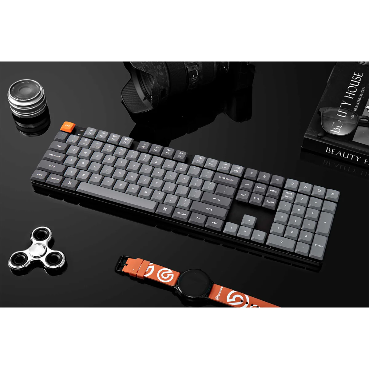 Keychron K5 Max QMK/VIA RGB Backlight Hot-Swappable Wireless Custom Mechanical Keyboard (Low Profile Gateron Mechanical Brown Switch/Red Switch) (K5M-H3, K5M-H1) - Image 10