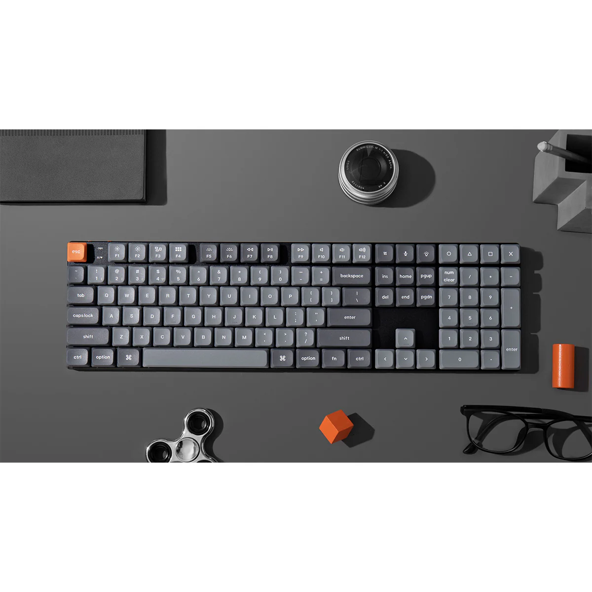 Keychron K5 Max QMK/VIA RGB Backlight Hot-Swappable Wireless Custom Mechanical Keyboard (Low Profile Gateron Mechanical Brown Switch/Red Switch) (K5M-H3, K5M-H1) - Image 5
