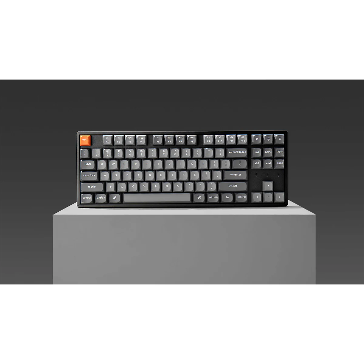 Keychron K8 Max QMK Fully Assembled RGB Backlight Hot-Swappable TKL Wireless Mechanical Keyboard - Black (Super Banana Switch, Super Red Switch) - Image 5