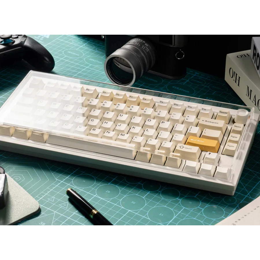 Keychron Lemokey L5 HE Fully Assembled Knob RGB Hot-Swappable 75% Magnetic Switch Custom Gaming Keyboard - Down Master (Lemokey Ultra-Fast Lime Magnetic Switch) (L5W-P1) - Image 6