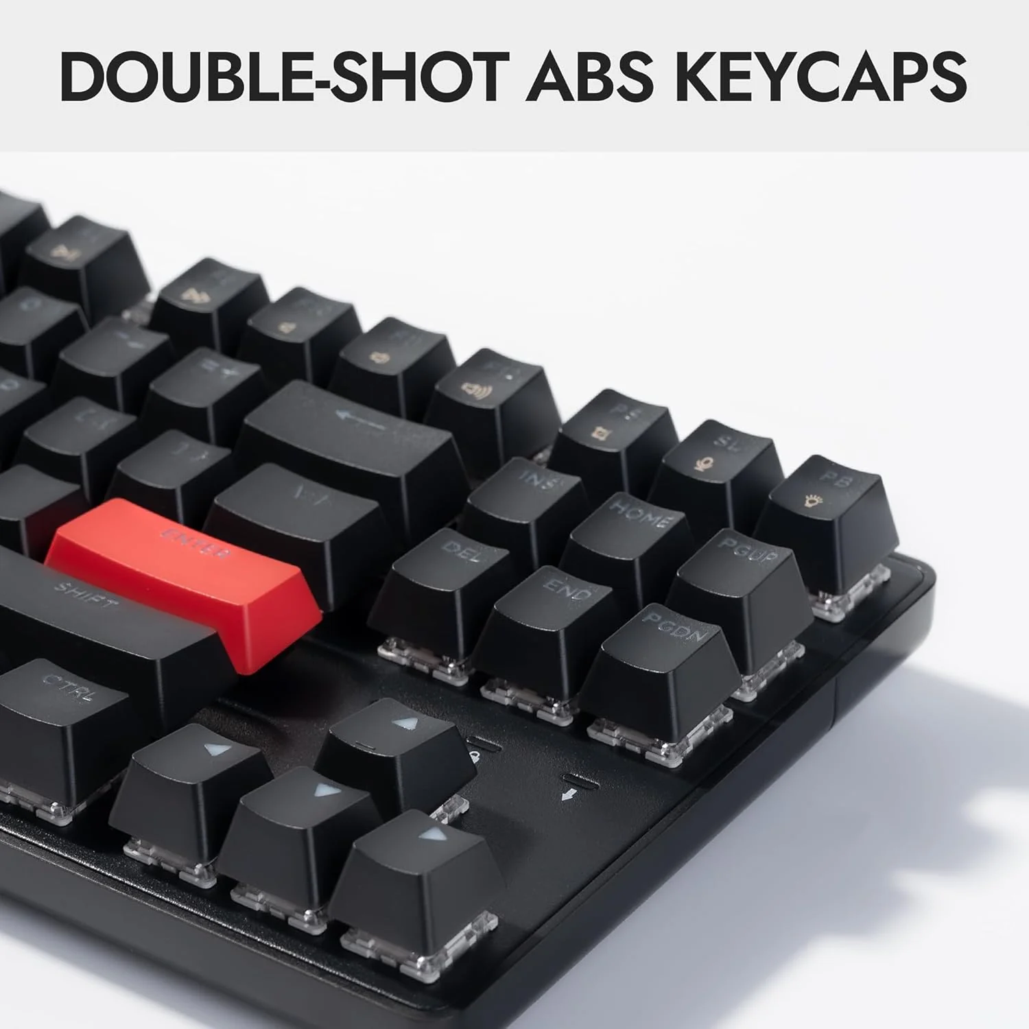 Keychron Lemokey X1 QMK/VIA Red Backlight TKL Wired Mechanical Gaming Keyboard (Brown Switch) (X1-A3) - Image 3
