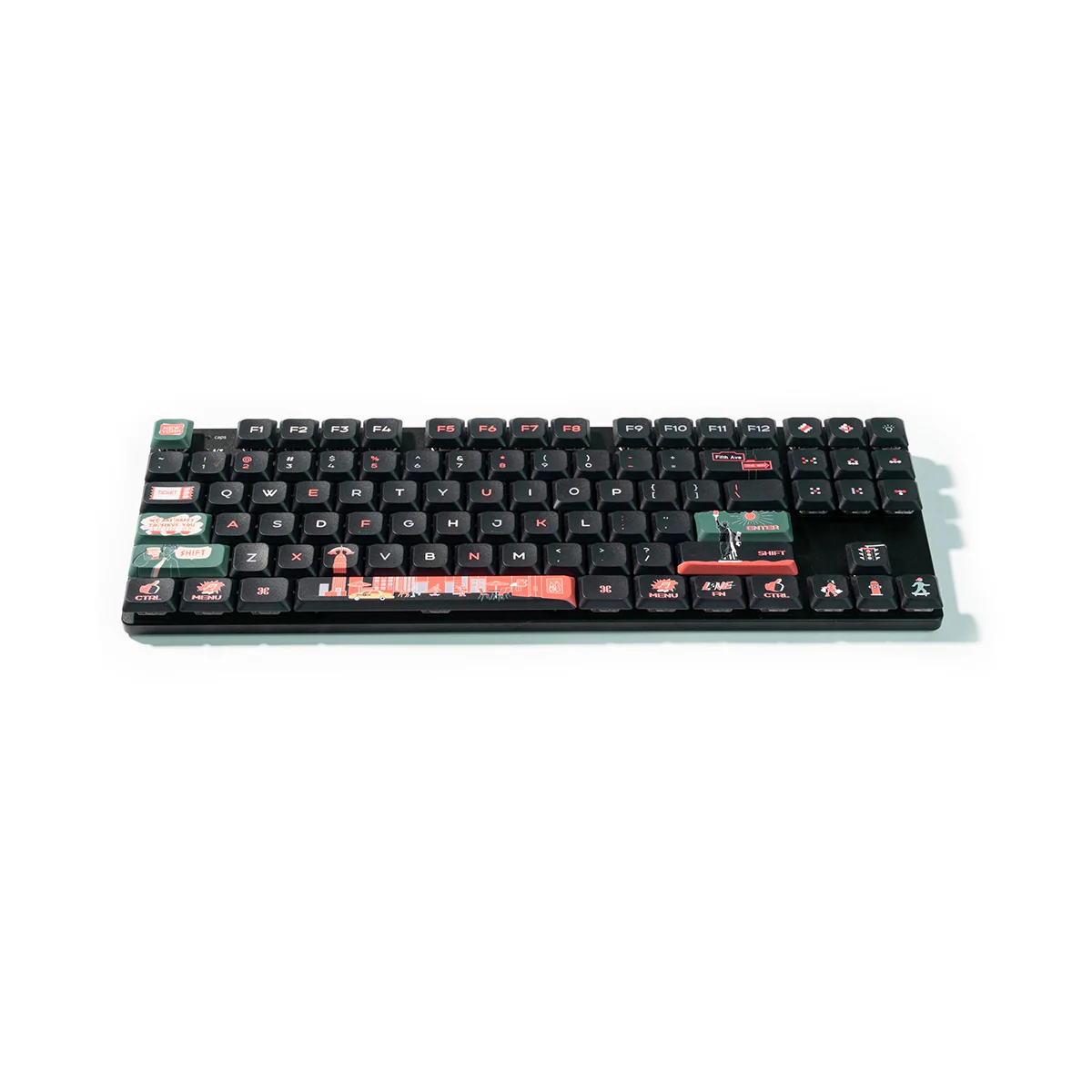 Keychron Low Profile LSA Dye-Sub PBT Full Set 133 Keys Keycap Set (New York) (PBT-71) - Image 3
