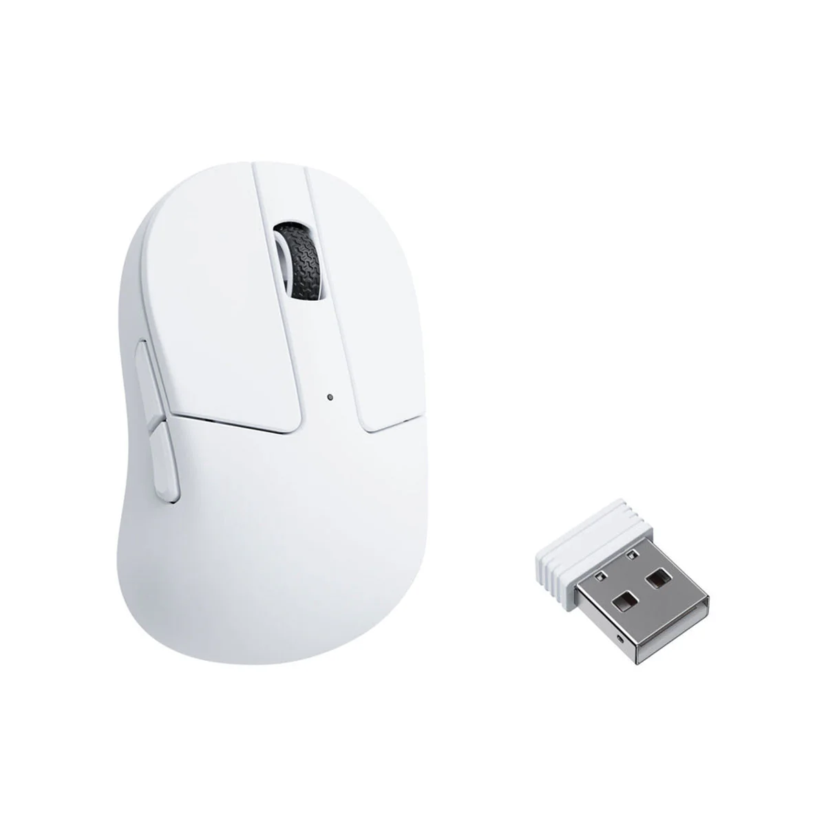 Keychron M4 Ultra-Lightweight 1000Hz Wireless Optical Mouse (Black, White) - Image 3