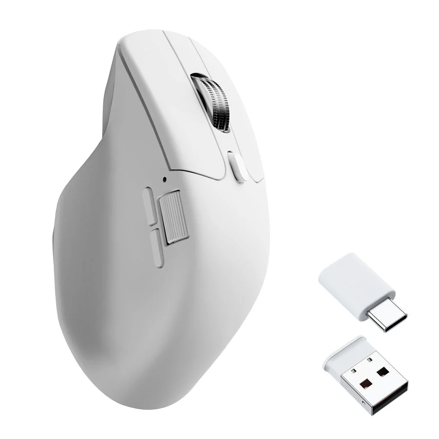 Keychron M6 Pixart 3311 1K Polling Rate Wireless Mouse (Black, White) (M6S-A71, M6S-B71) - Image 4