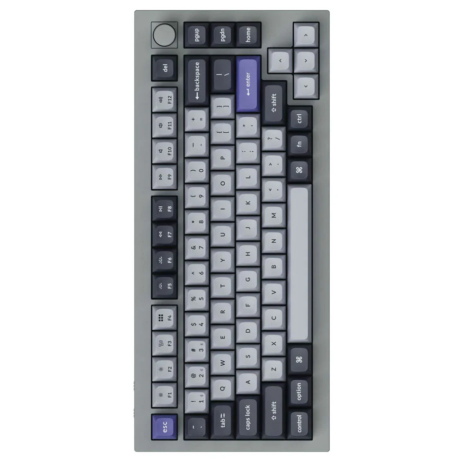 Keychron Q1 Pro QMK/Via 75% Fully Assembled Knob RGB Hot-Swappable Wireless Mechanical Keyboard - Image 2