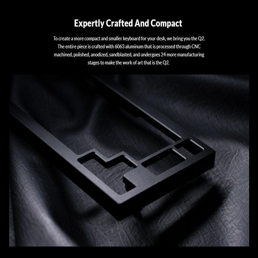 Keychron Q2 QMK Custom Mechanical Barebone Keyboard (Carbon Black) (Q2A1) - Image 3