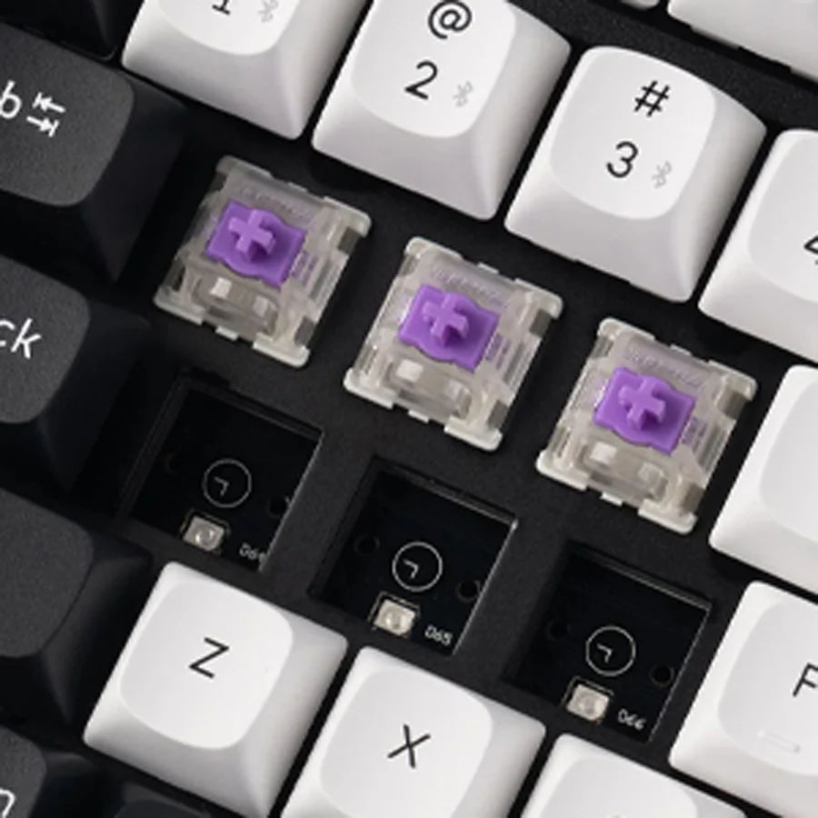 Keychron Q6 HE QMK Fully Assembled Knob RGB Full Size Wireless Custom Keyboard - Carbon Black (Gateron Double-Rail Magnetic Nebula Switch) (Q6H-M1) - Image 3