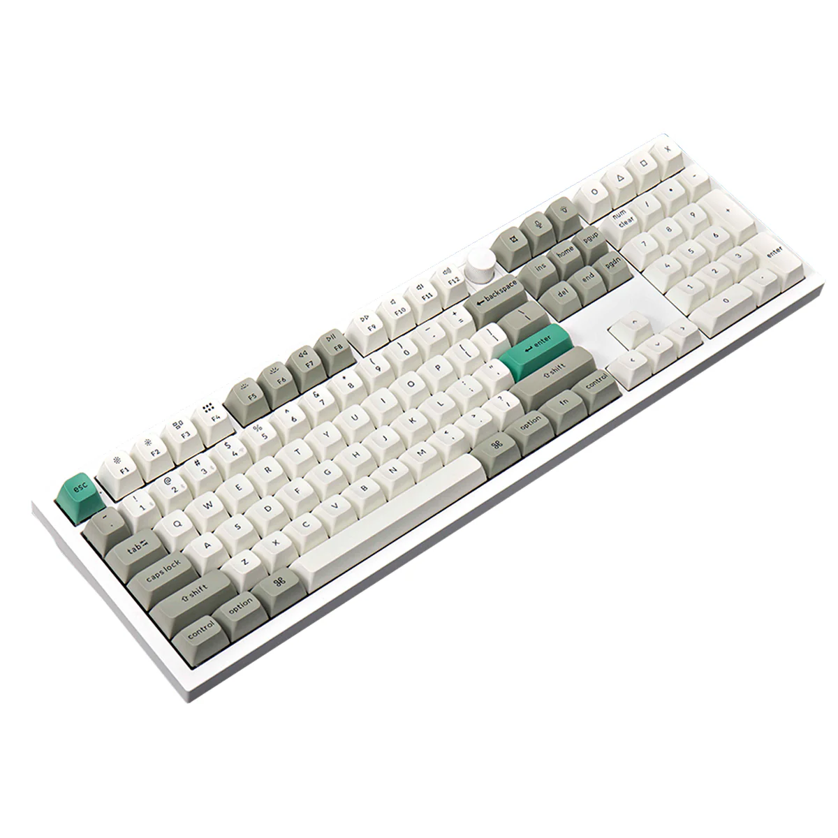 Keychron Q6 Max QMK/Via Fully Assembled With Knob RGB Backlit Hot-Swappable Full Size Wireless Custom Mechanical Keyboard - Shell White (Red Switch, Banana Switch) - Image 4
