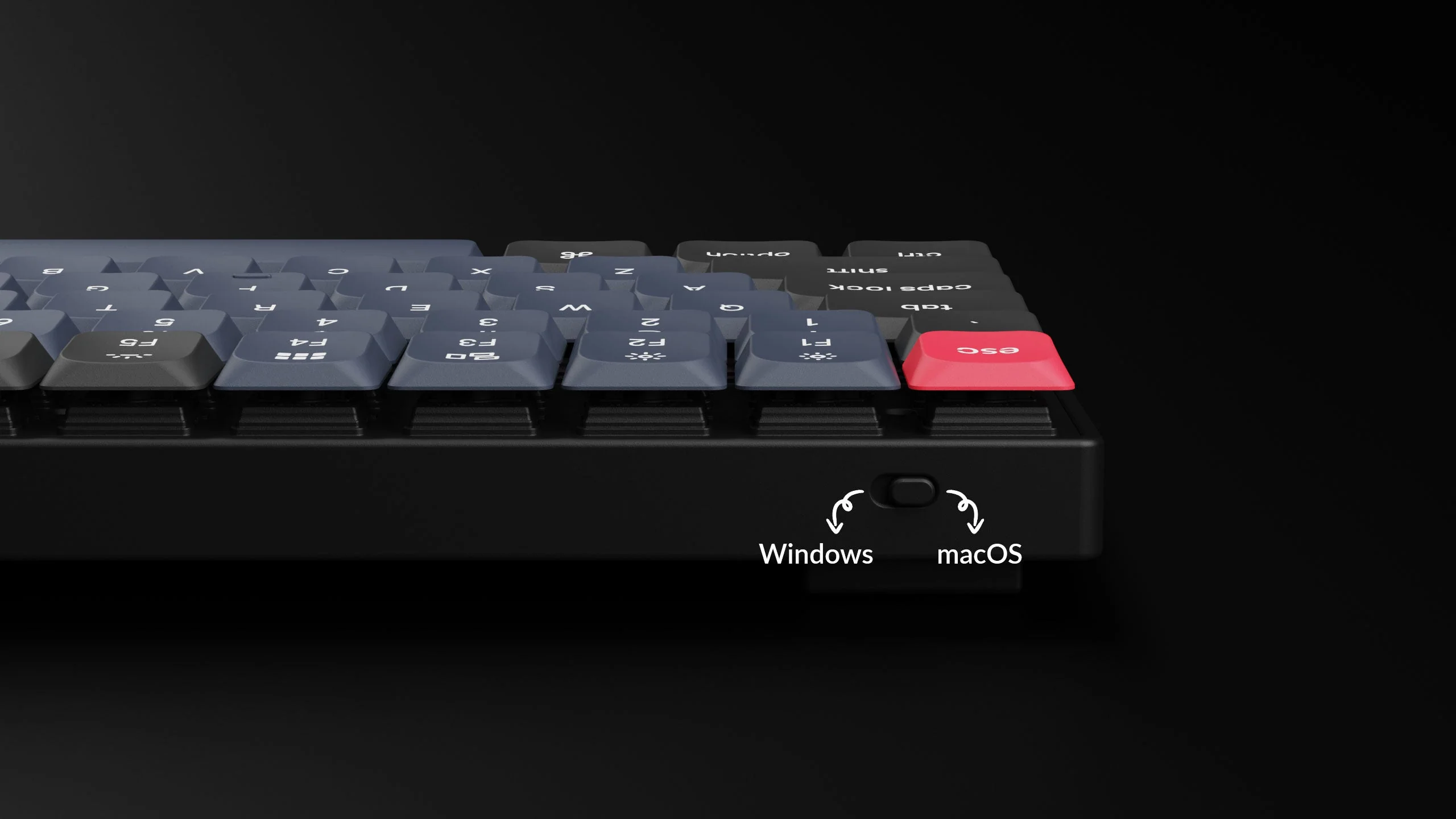 Keychron S1 QMK Custom Mechanical White Backlight Keyboard (Red Switch) (S1A1) - Image 6
